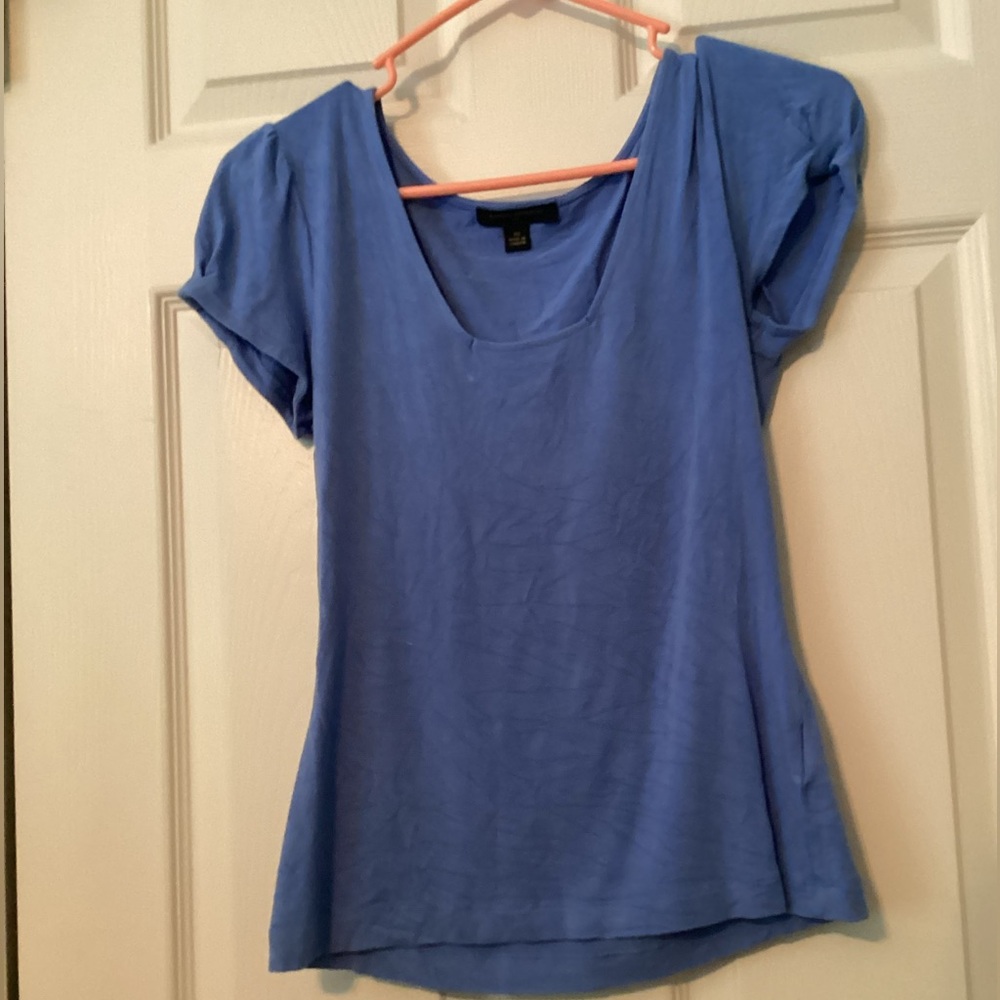 Banana Republic blue top, XS